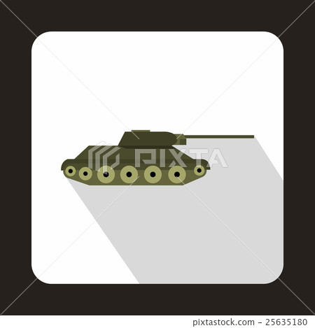 Tank icon, flat style Tank icon, flat style 25635180