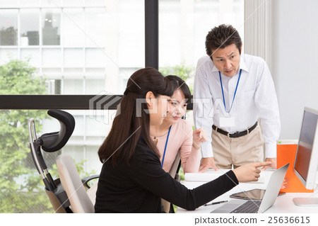 People working at the design office People working at the design office 25636615