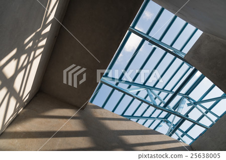 Structure of steel roof. 25638005