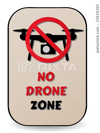 no drone sign 25639204