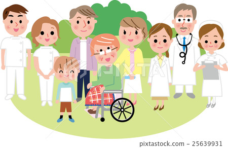 Three Generation Family Hospitalization Safe Medical Three Generation Family Hospitalization Safe Medical 25639931