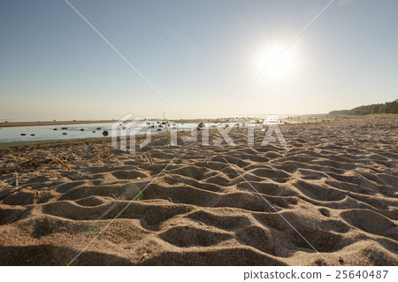 baltic sea coast beach in summer day 25640487