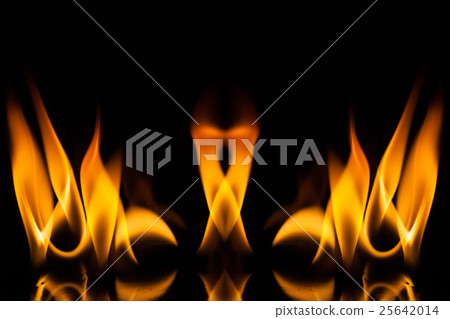 Fire flame on black background, Fire, Flame Fire flame on black background, Fire, Flame 25642014