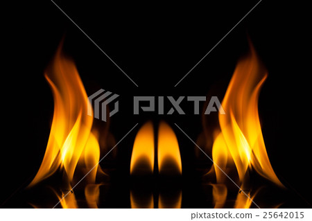 Fire flame on black background, Fire, Flame Fire flame on black background, Fire, Flame 25642015