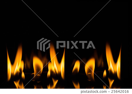 Fire flame on black background, Fire, Flame Fire flame on black background, Fire, Flame 25642016
