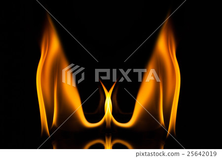 Fire flame on black background, Fire, Flame Fire flame on black background, Fire, Flame 25642019
