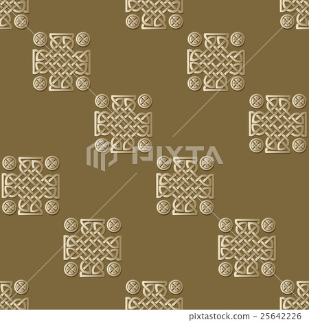 Celtic knot seamless pattern 25642226