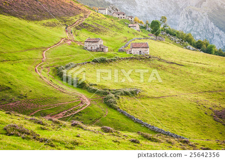Spanish mountains at sunset Spanish mountains at sunset 25642356