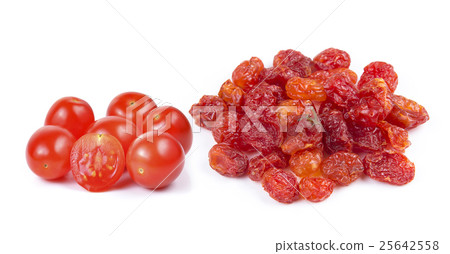 dried tomato and red cherry tomatoes dried tomato and red cherry tomatoes 25642558