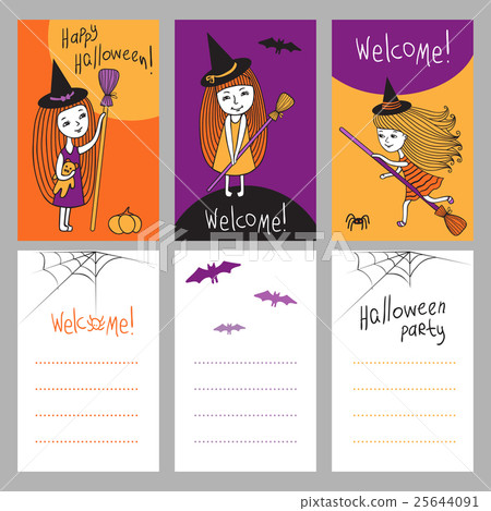 Print templates set for Halloween Print templates set for Halloween 25644091