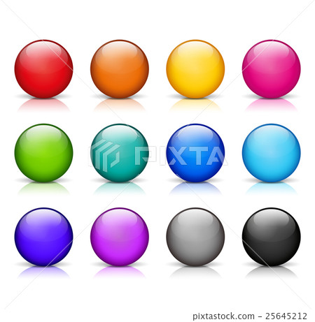 twelve round icons 25645212