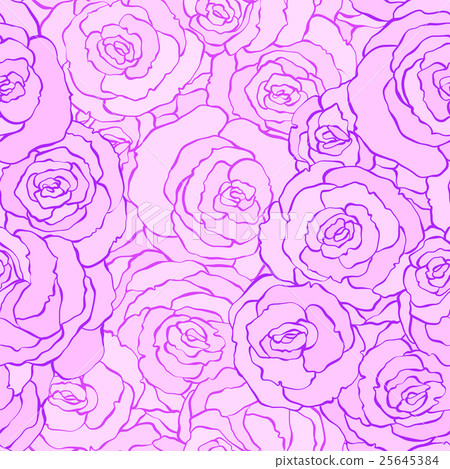 Seamless vintage floral pattern background with 25645384