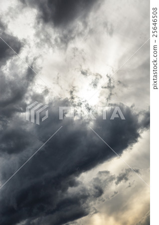 Stormy grey cloudy sky Stormy grey cloudy sky 25646508