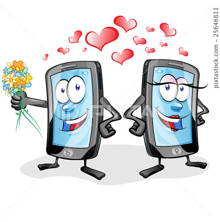 two fun mobile cartoon in love two fun mobile cartoon in love 25646811