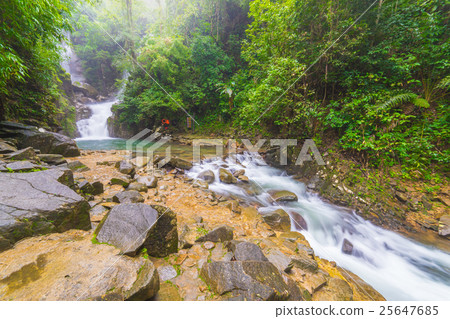 Amazing beautiful waterfalls in deep forest 25647685
