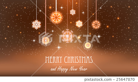 Vector illustration abstract Christmas Background 25647870
