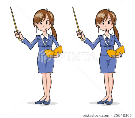 Female instructor - Stock Illustration [25648365] - PIXTA