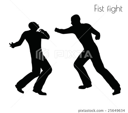 man in fistfight Action pose man in fistfight Action pose 25649634