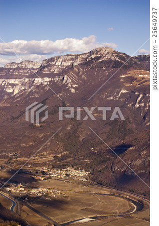 Aerial View of Adige Valley - Italy Aerial View of Adige Valley - Italy 25649737