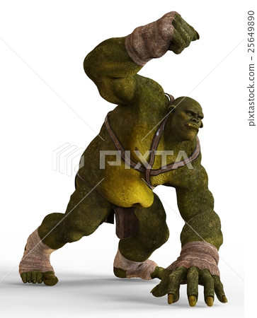 Ogre 3D Illustration 25649890