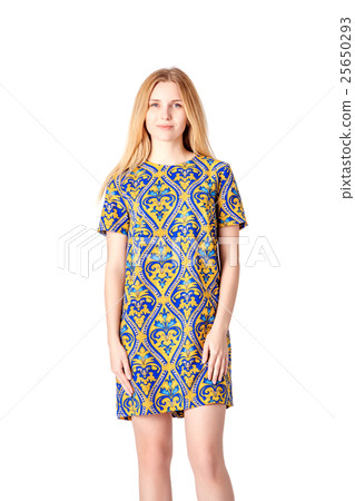 girl on white background girl on white background 25650293