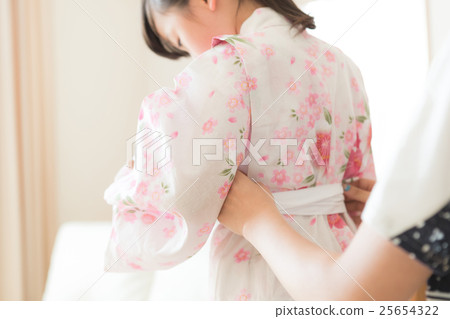 浴衣 裝配 兒童 25654322