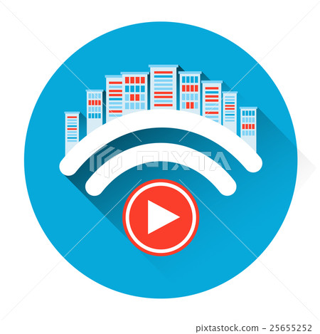Web Player Icon Social Network Communication 25655252