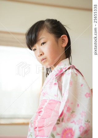 yukata, summer kimono, fitting 25655338