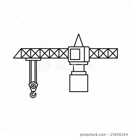 Crane icon, outline style 25656324