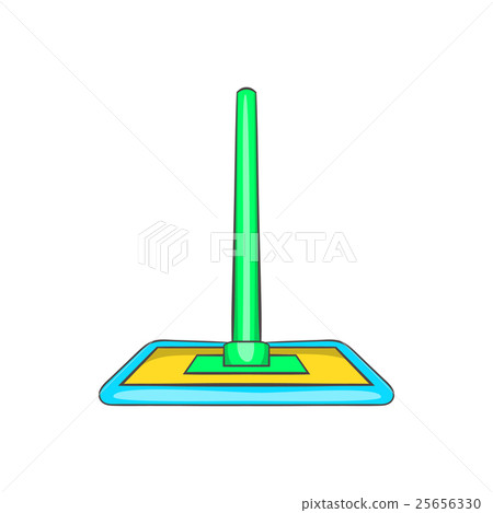 Floor cleaning mop icon, cartoon style Floor cleaning mop icon, cartoon style 25656330