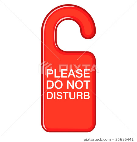Do not disturb red sign icon, cartoon style Do not disturb red sign icon, cartoon style 25656441