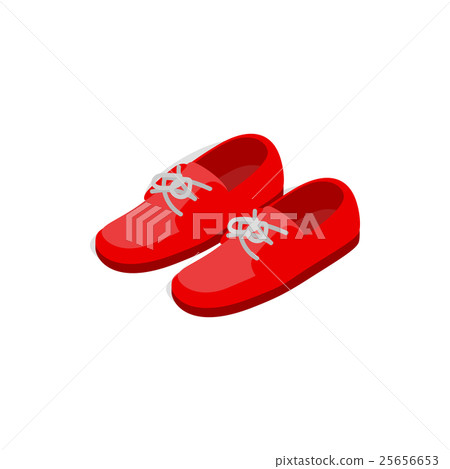 Pair of red shoes icon, isometric 3d style - Stock Illustration [25656653]  - PIXTA