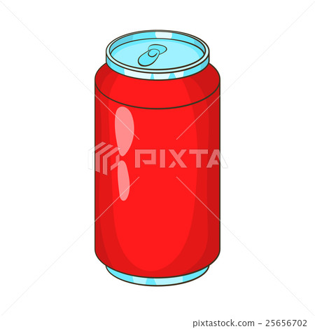 Aluminum beverage bank icon, cartoon style Aluminum beverage bank icon, cartoon style 25656702