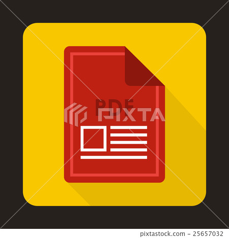 File PDF icon, flat style File PDF icon, flat style 25657032