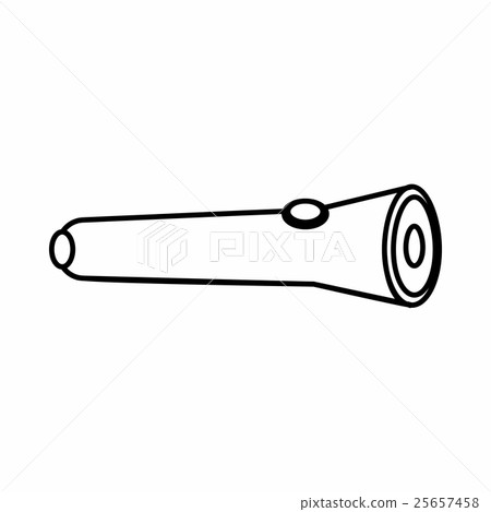 Spyglass icon, outline style Spyglass icon, outline style 25657458