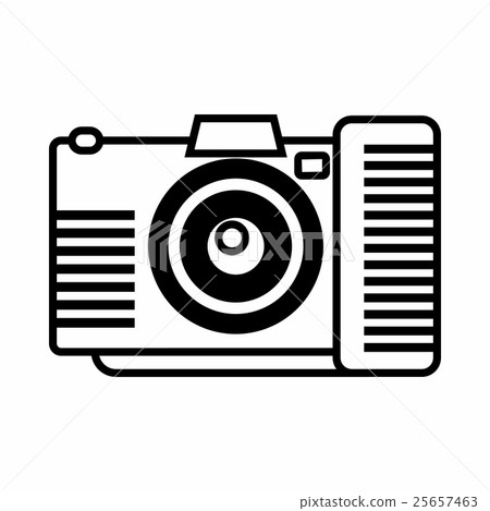Camera icon, outline style Camera icon, outline style 25657463