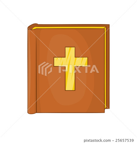 Bible icon in cartoon style 25657539