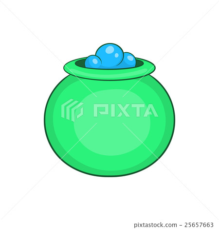Green witch cauldron with potion icon Green witch cauldron with potion icon 25657663