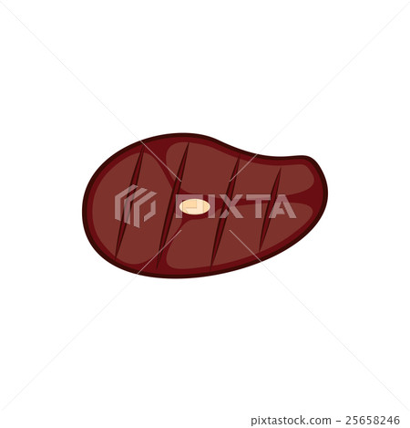 Steak icon, flat style 25658246