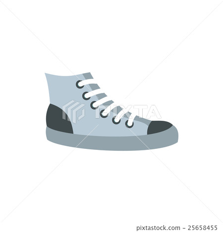 Sneakers icon, flat style Sneakers icon, flat style 25658455