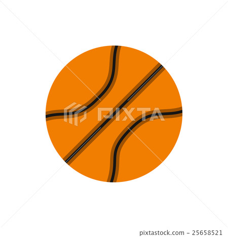 Basketball ball icon, flat style Basketball ball icon, flat style 25658521
