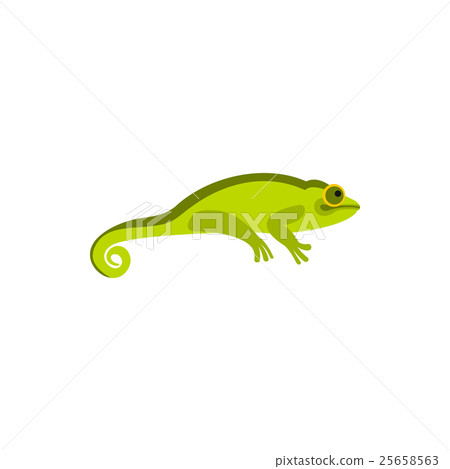 Chameleon icon in flat style Chameleon icon in flat style 25658563