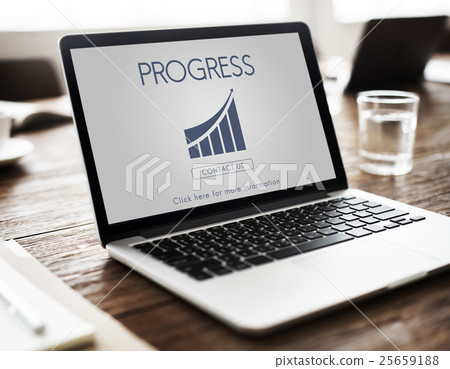 Business Success Report Graph Concept Business Success Report Graph Concept 25659188