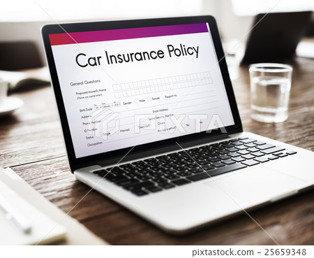 Car Insurance Policy Form Concept 25659348