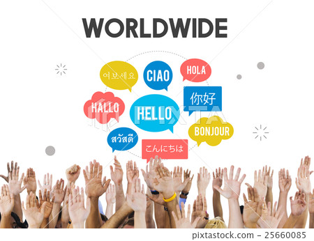 Communication Foreign Languages Greeting Worldwide Concept 25660085
