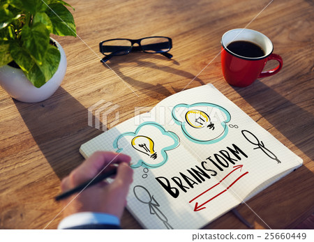 Creativity Ideas Brainstorm Communication Light Bulb Concept Creativity Ideas Brainstorm Communication Light Bulb Concept 25660449
