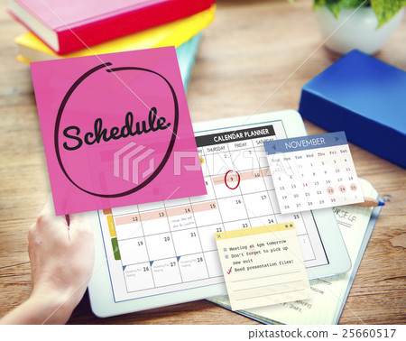 Schedule Calender Planner Organization Remind Concept Schedule Calender Planner Organization Remind Concept 25660517