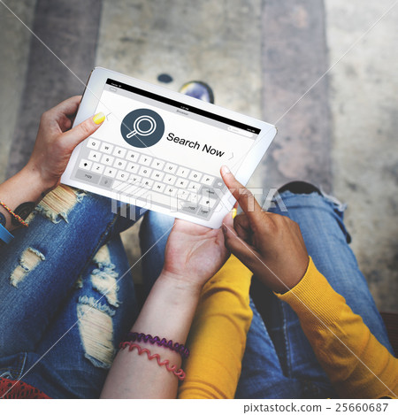 Find Search Browse Magnifying Glass Concept 25660687