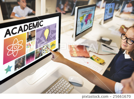 Acedemic Knowledge Learning Literacy Graphic Concept 25661670