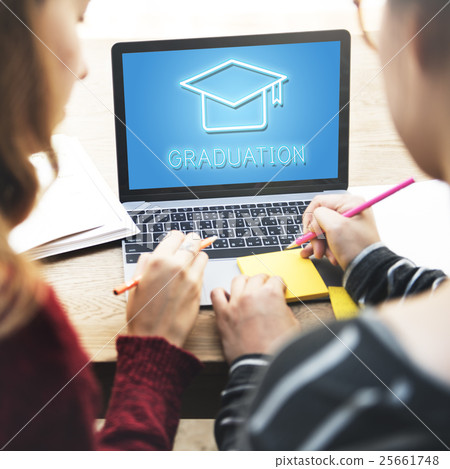 Mortar Board Education Success Icon Concept 25661748